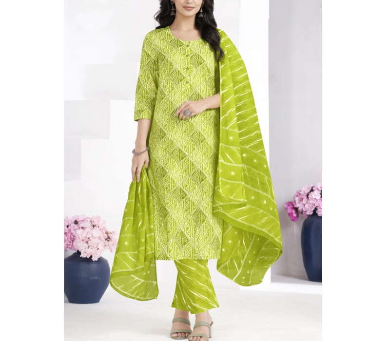 Jaipuri Cotton Churidar With Lining