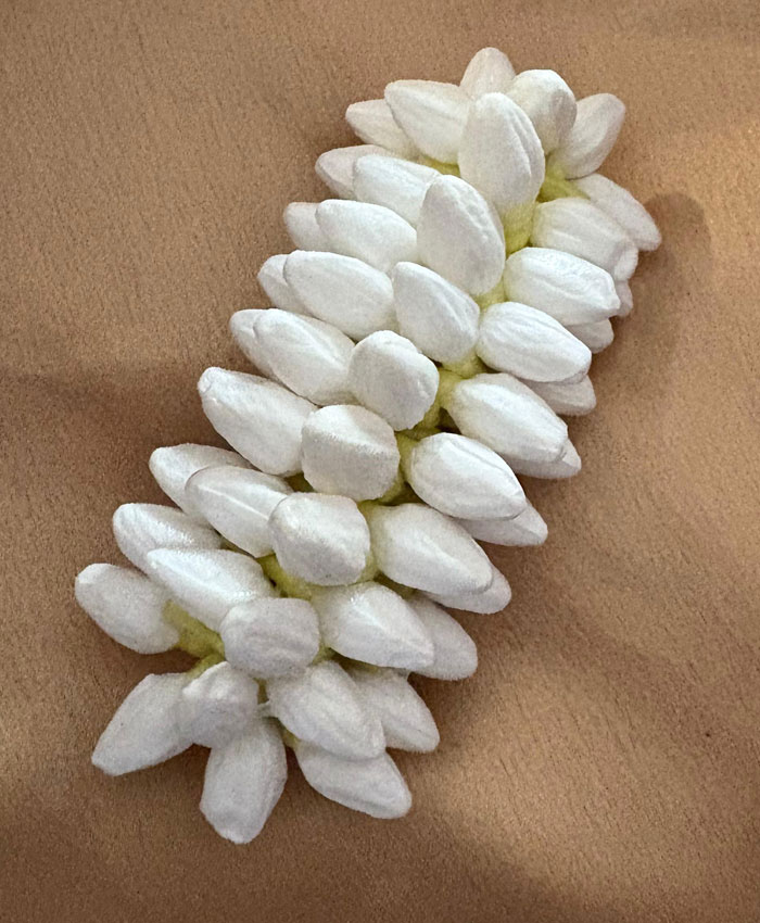 Buy Elegant Jasmine Hair Clip with Lifelike Blooms for Effortless Styling online